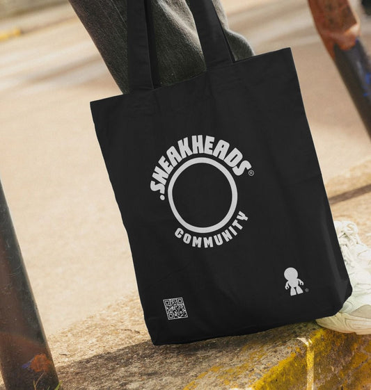 SneakHeads® Community Tote Bag – White logo