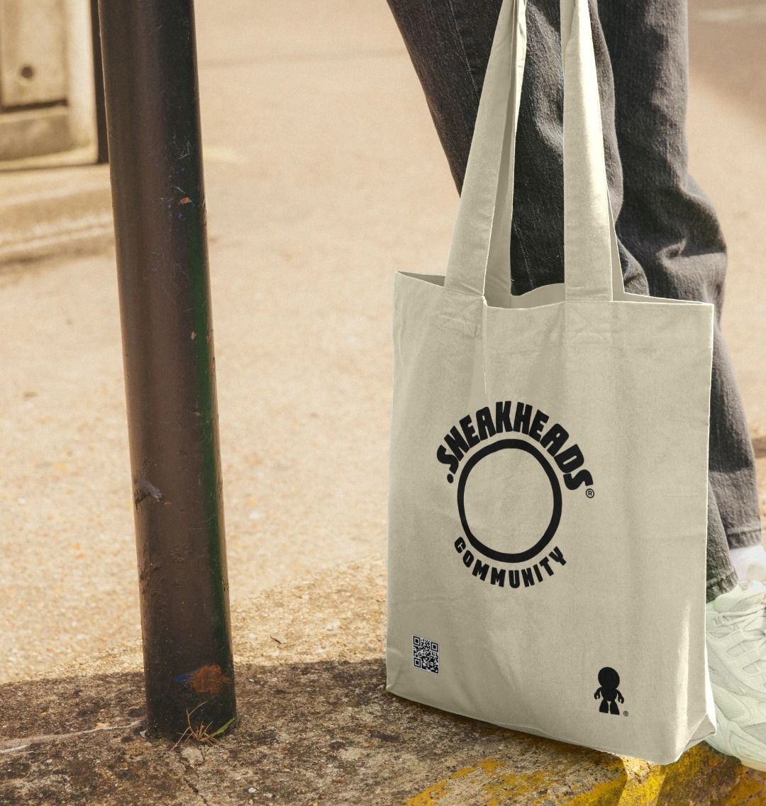 SneakHeads® Community Tote Bag – Black logo