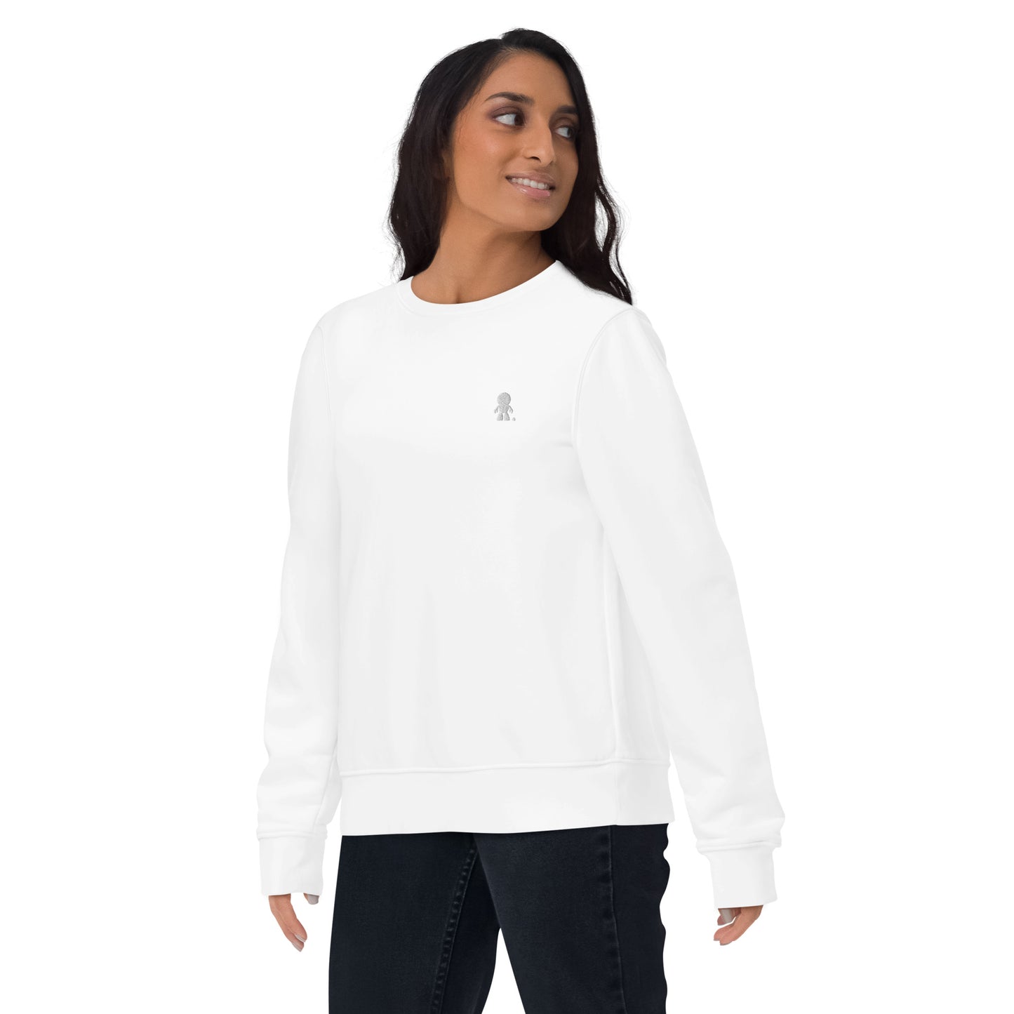 SneakHeads® x Stanley/Stella – Unisex eco sweatshirt (white embroidered logo)
